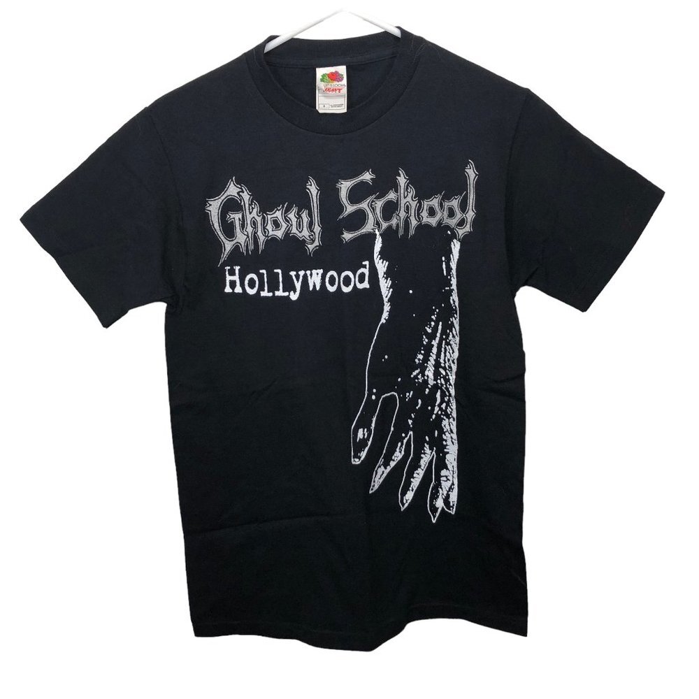 Ghoul School Hollywood Black T-Shirt Top Tee Goth Deathrock Punk Industrial S